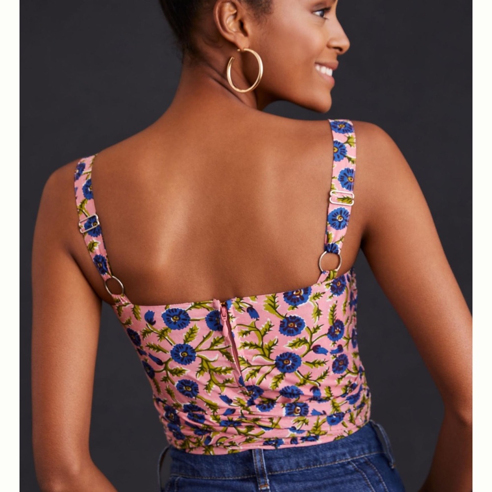 Eddy Cross Front Bustier top - Picture 3 of 5